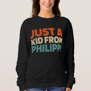 Sudadera Retro Uu City Usa Solo Un Niño De Virginia Occiden