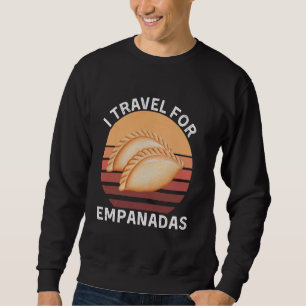 Sudadera Retro Viajo Para Empanadas Vintage Empanadas Foo