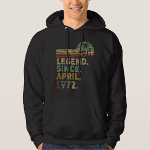 Sudadera Retro Vintage 50 Años Abril Nacido Leyenda desde 1