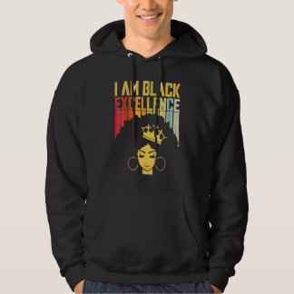 Sudadera Retro Vintage Black Excellence African Pride Histo