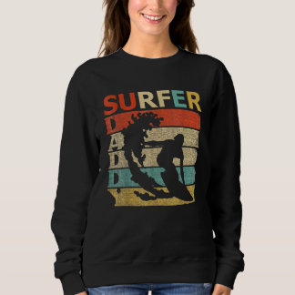 Sudadera Retro Vintage Daddy Surfer  Surfing Dad