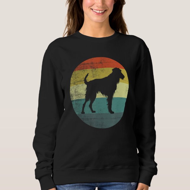 Sudadera Retro Vintage Design Irish Wolfhound Dog (Anverso)