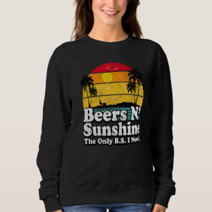 Sudadera Retro Vintage El Único Bs Que Necesito Son Cerveza
