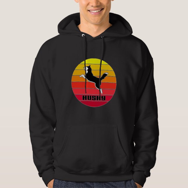Sudadera Retro Vintage Husky (Anverso)