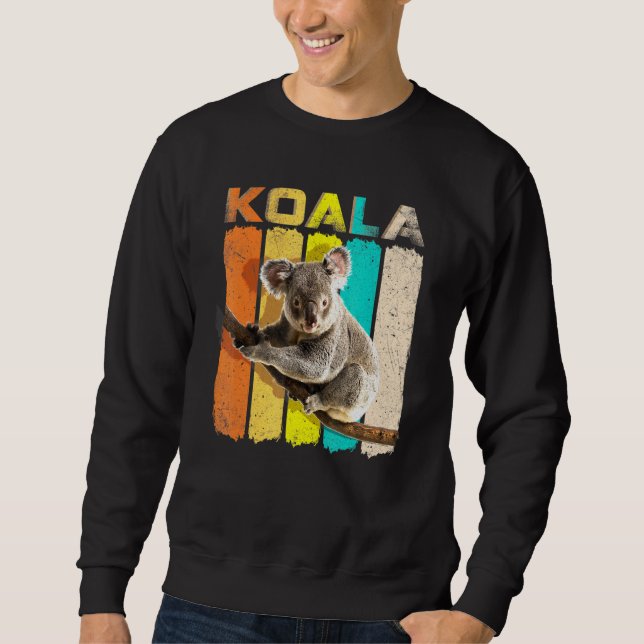 Sudadera Retro Vintage Koala Koala Bear (Anverso)