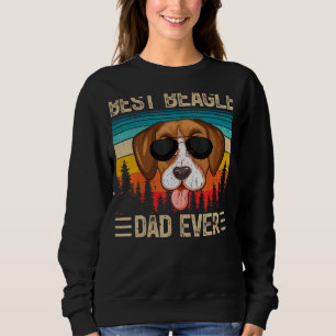 Sudadera Retro Vintage Mejor Beagle Dad del padre