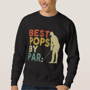 Sudadera Retro Vintage mejores papas por Par Golf Día F