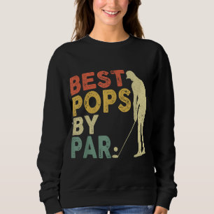 Sudadera Retro Vintage mejores papas por Par Golf Día F