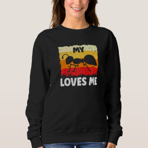 Sudadera Retro Vintage Mi Tía Me Ama Familia Hormiga