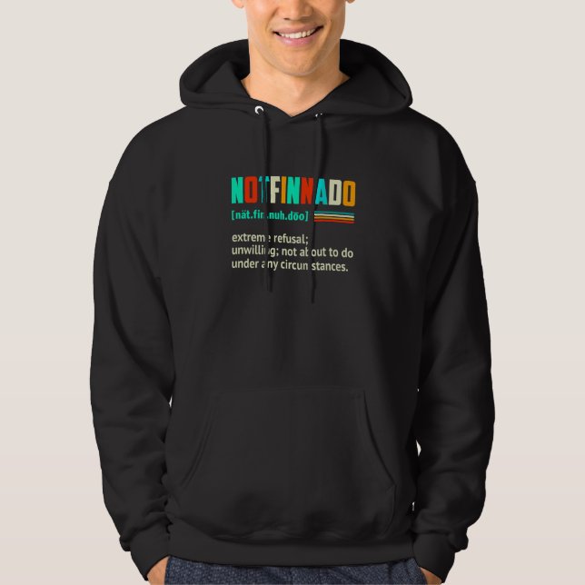 Sudadera Retro Vintage Notfinnado Definition (Anverso)