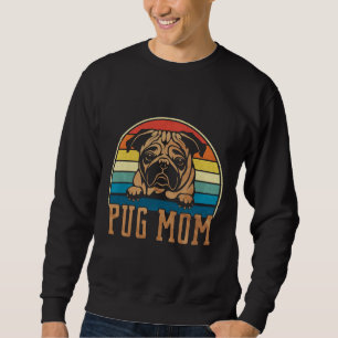 Sudadera Retro Vintage Pug Mama Classic T-Shirt 223