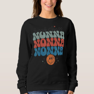 Sudadera Retro Vintage Smile Face Basketball Nonna Game Day