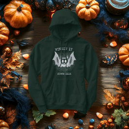 Sudadera retro volante White Bat - Halloween con semitono r