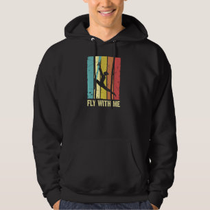 Sudadera Retro Volar Conmigo Seda Aérea Acrobat Aerialista