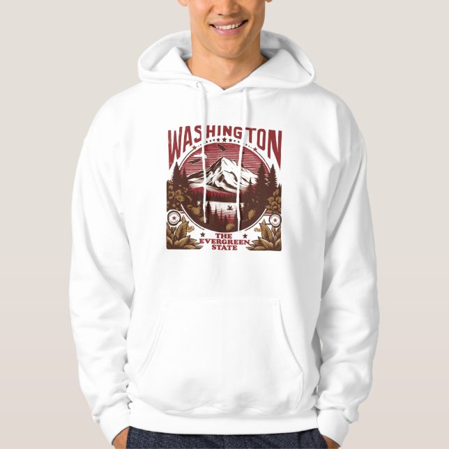 Sudadera Retro Washington (Anverso)