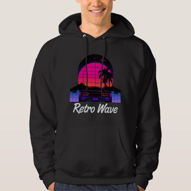 Sudadera “Retro Wave” Hoodie (Anverso)