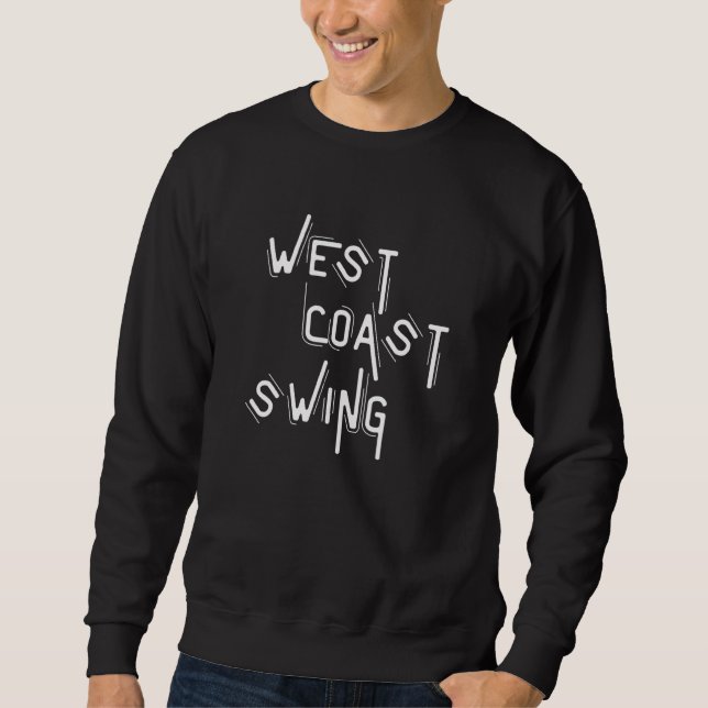 Sudadera Retro Wcs West Coast Swing Dance For Westis (Anverso)