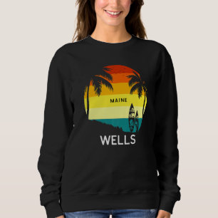 Sudadera Retro Wells Beach Vintage Surf Palma 70s Venecia P