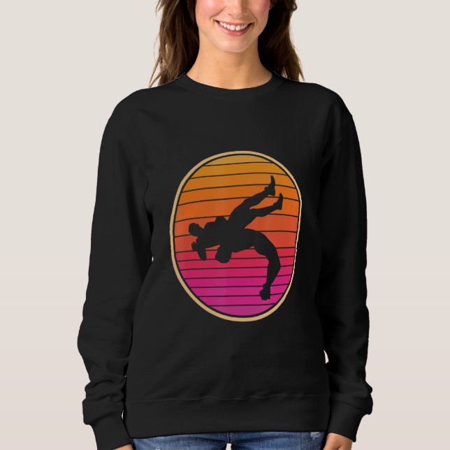 Sudadera Retro Wrestling Wrestler (Anverso)