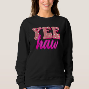 Sudadera Retro Yee Haw Hola Rodeo Occidental País Sureño