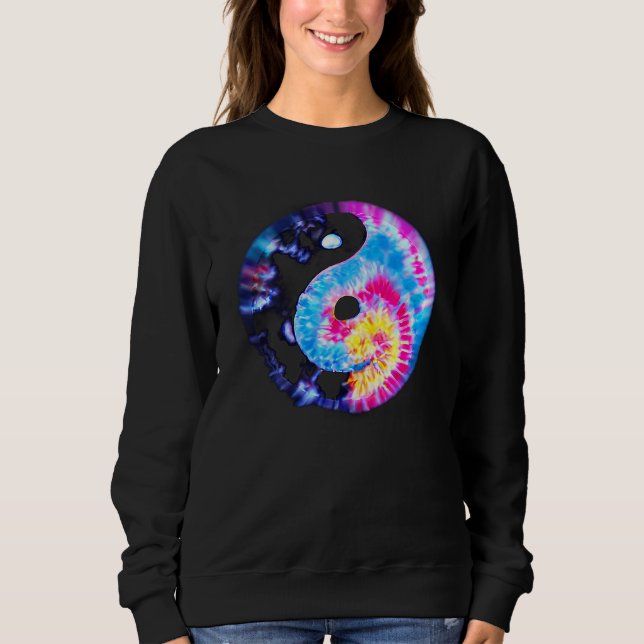 Sudadera Retro YIN YANG Vibes Yoga Meditation Chi Gong Ying (Anverso)
