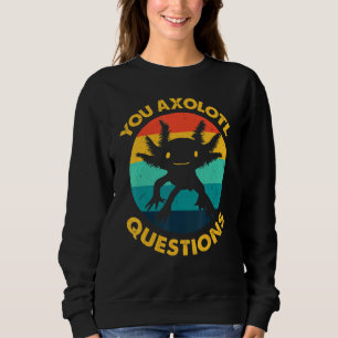 Sudadera Retro You Axolotl cuestiona a los niños Jóvenes Cu
