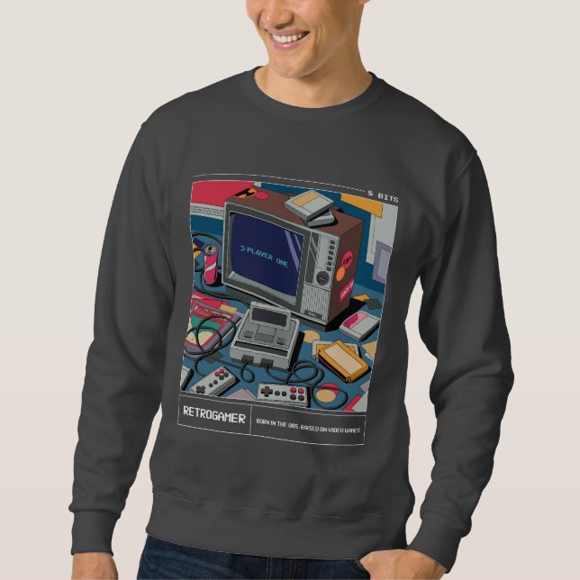 Sudadera Retrogamer (Anverso)