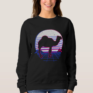 Sudadera Retroonda Camel Retro Vintage Sunset 70s 80s 90s