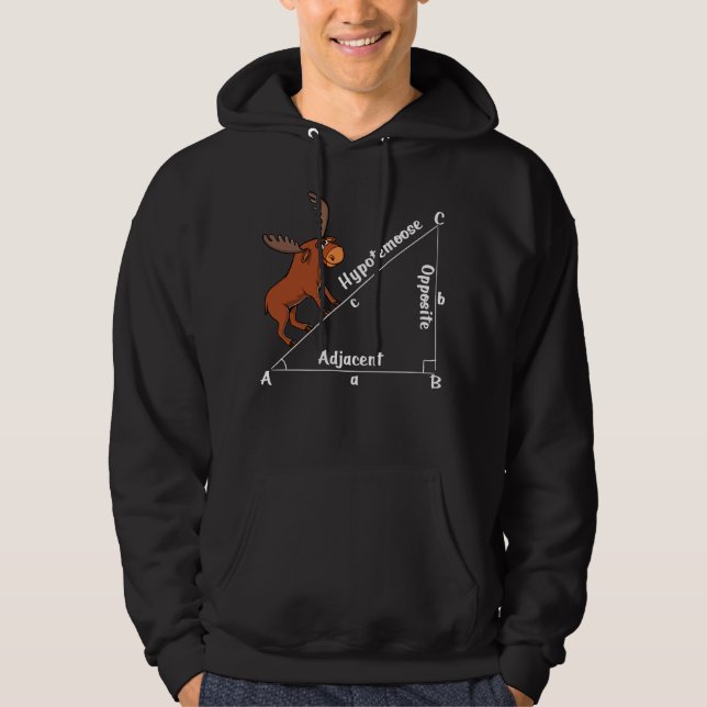 Sudadera Retruécano divertido del chiste de los alces de la (Anverso)