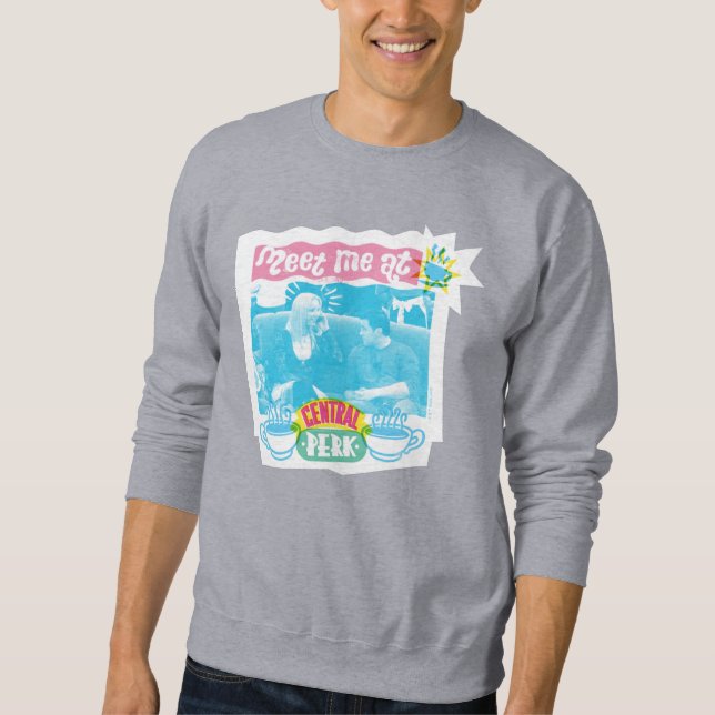 Sudadera Reúnete conmigo en Central Perk Neon Graphic (Anverso)