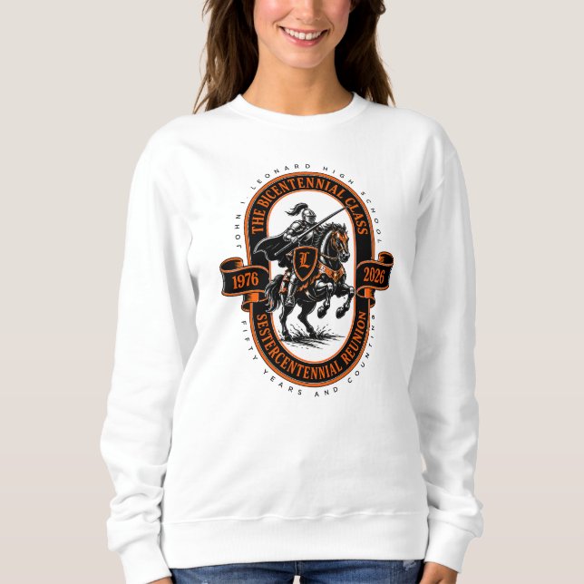 Sudadera Reunión de 50 Años John I. Leonard (Anverso)