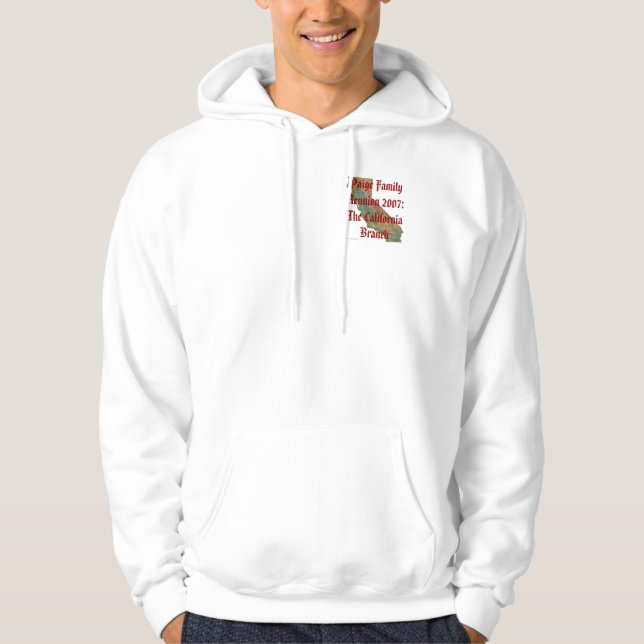 Sudadera Reunión de familia de Paige 2007: Hombres y la (Anverso)