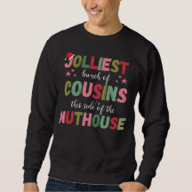 Reunión de primos familiares en Navidad