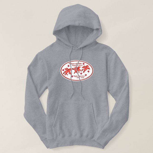 Sudadera Reunión de Rubí del Pelotón de Pegasus (Diseño del anverso)