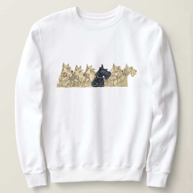 Sudadera Reunión de Terriers Escoceses (Anverso del diseño)