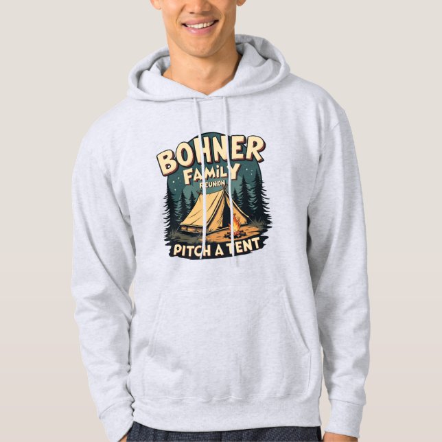 Sudadera Reunión familiar de Bohner - Lanzamiento de campam (Anverso)