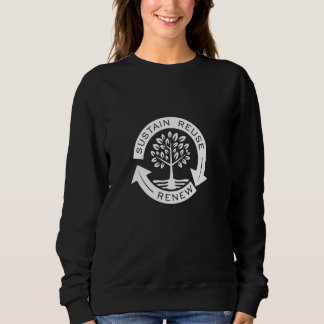 Sudadera Reutilización de sustásica Renovación del reciclaj