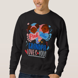 Sudadera Revelación de género masculino Étnico Rosa o azul 