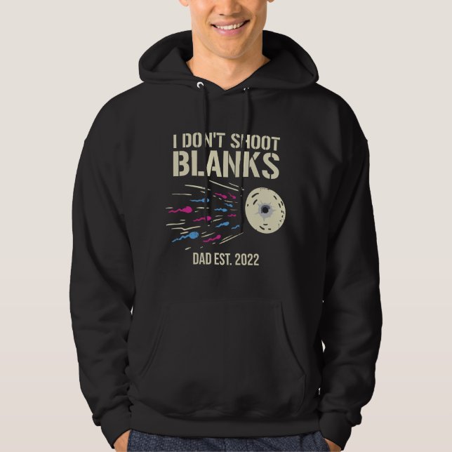 Sudadera Revelación de Género No Disparo Blanks Fiesta de B (Anverso)