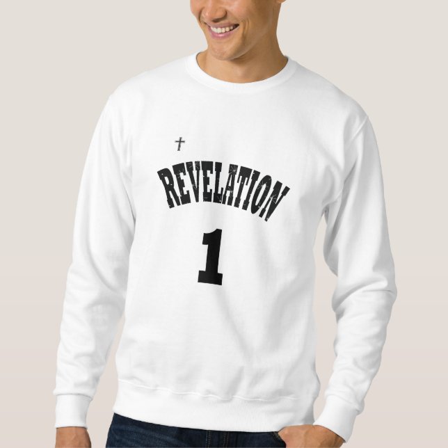 Sudadera Revelation 1 - Bible - Christian (Anverso)
