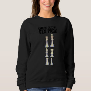 Sudadera Revisa Mis Seis Paquetes Jugadoras de Ajedrez Mu