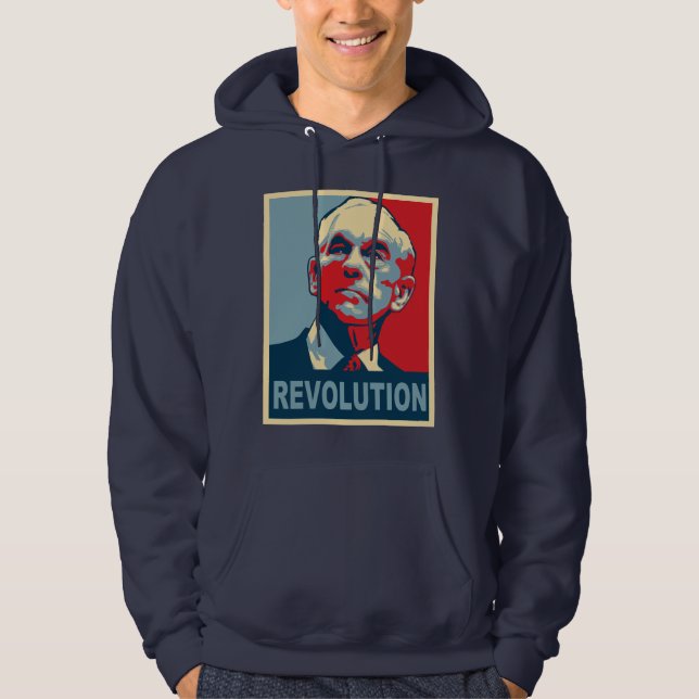 Sudadera Revolución de Ron Paul (Anverso)