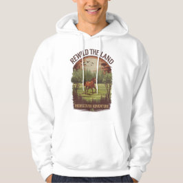 Sudadera Rewild the Land Redescubrir el diseño de la aventu