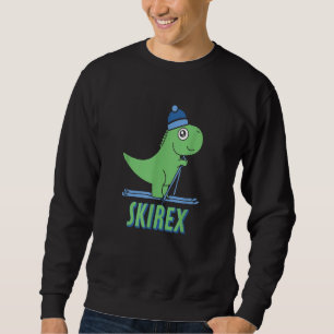Sudadera Rex Esquí Dino Invierno Montañas Alpes Pendiente E