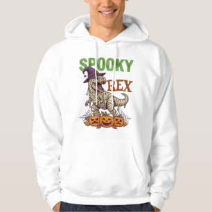 Sudadera Rex Saurio Espeluznante Sombrero de Bruja de Dinos