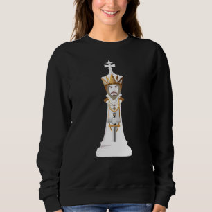 Sudadera Rey blanco