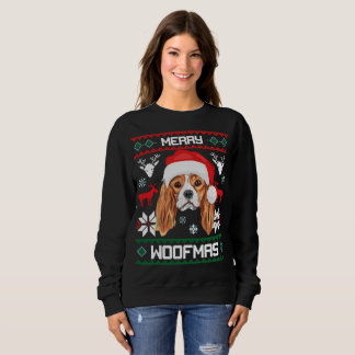 Sudadera Rey Cavalier Charles Spaniel Merry Woofmas