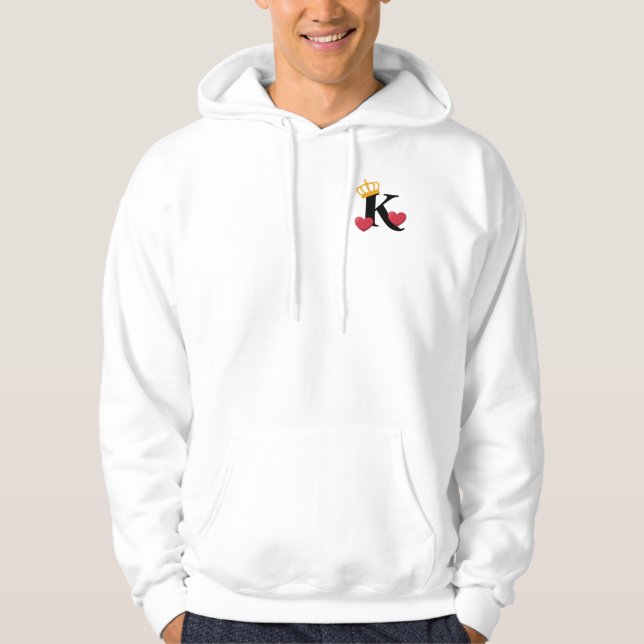 Sudadera Rey de Corazones Corona Emblema K (Anverso)