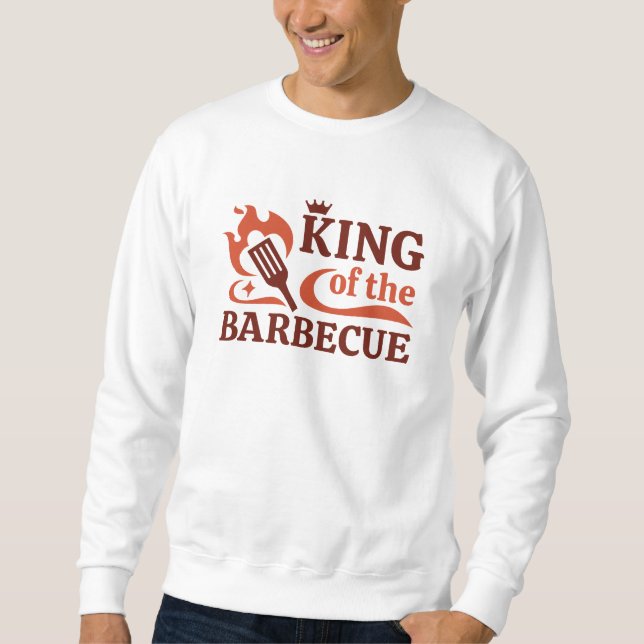 Sudadera Rey De La Barbacoa (Anverso)