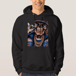 Sudadera Rey de la calle del norte - Hip-Hop de esqueleto u